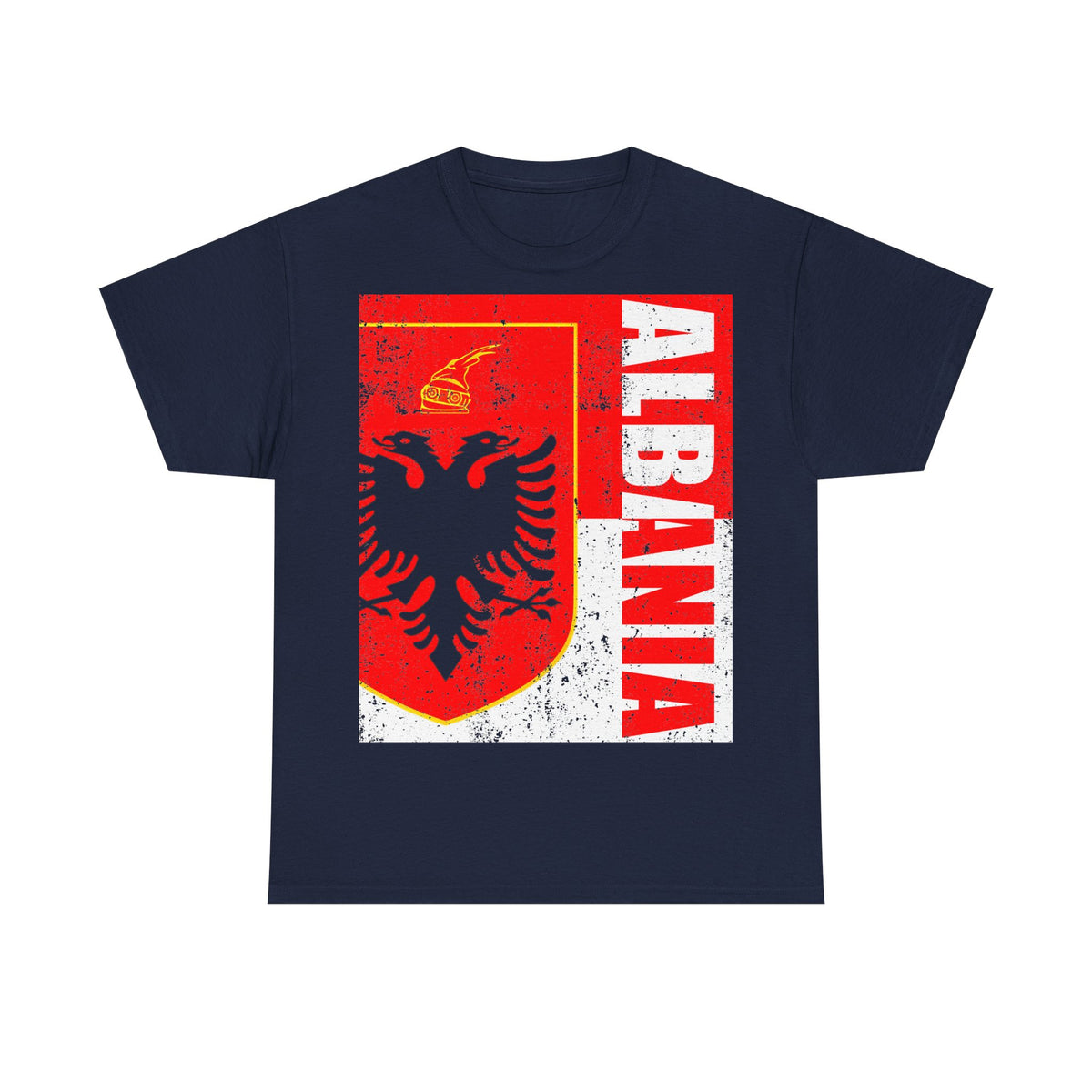 Camiseta unisex de Albania, escudo albanés, bandera, águila, fútbol, aficionado, deporte
