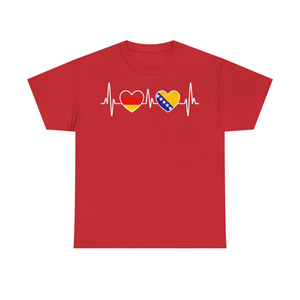 Bosnia Wappen Flagge Stolz Heimat Fußball fan Geschenkidee - Unisex T-Shirt