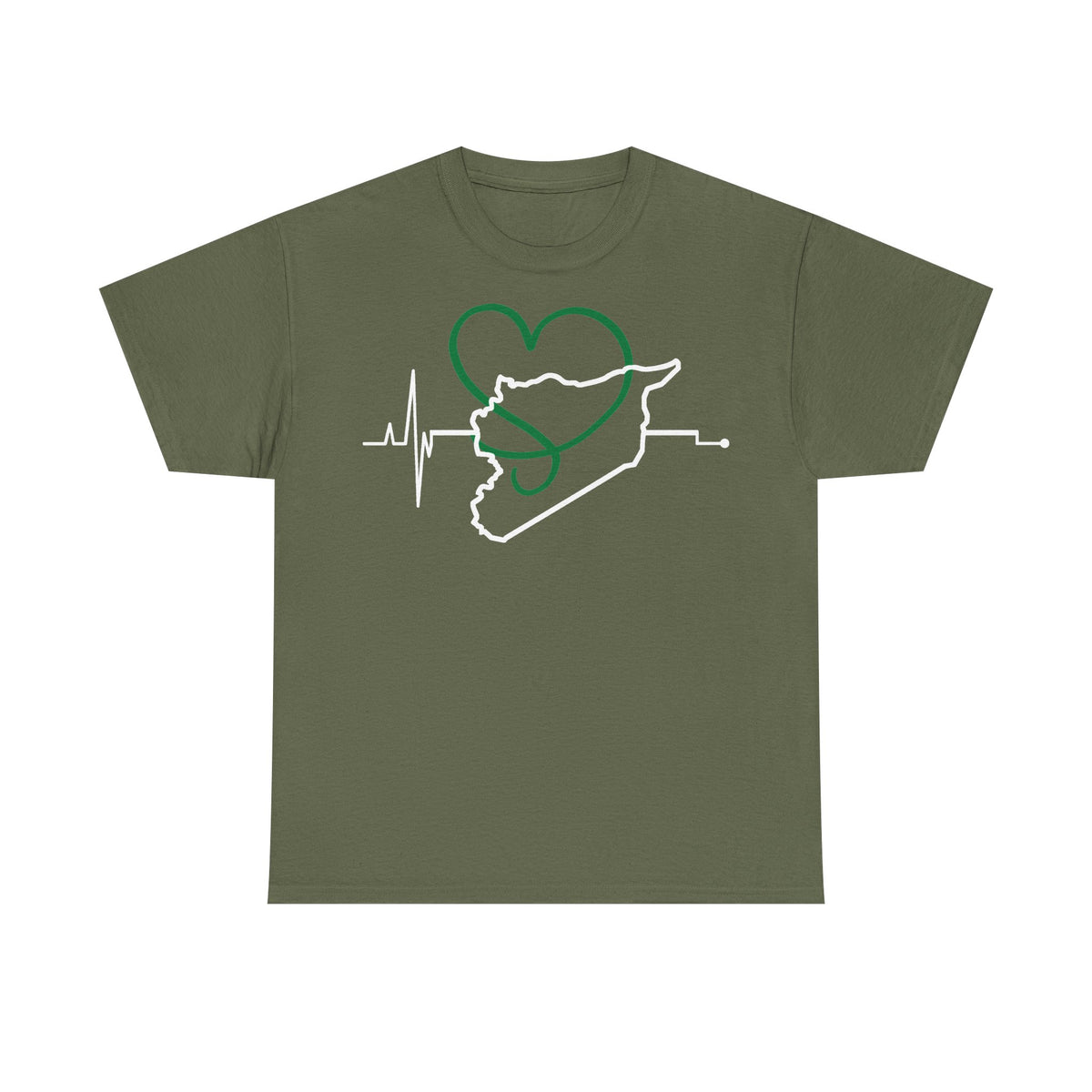 Syria Syrien Wappen Flagge Heimat Sport Fan Geschenkidee - Unisex T-Shirt