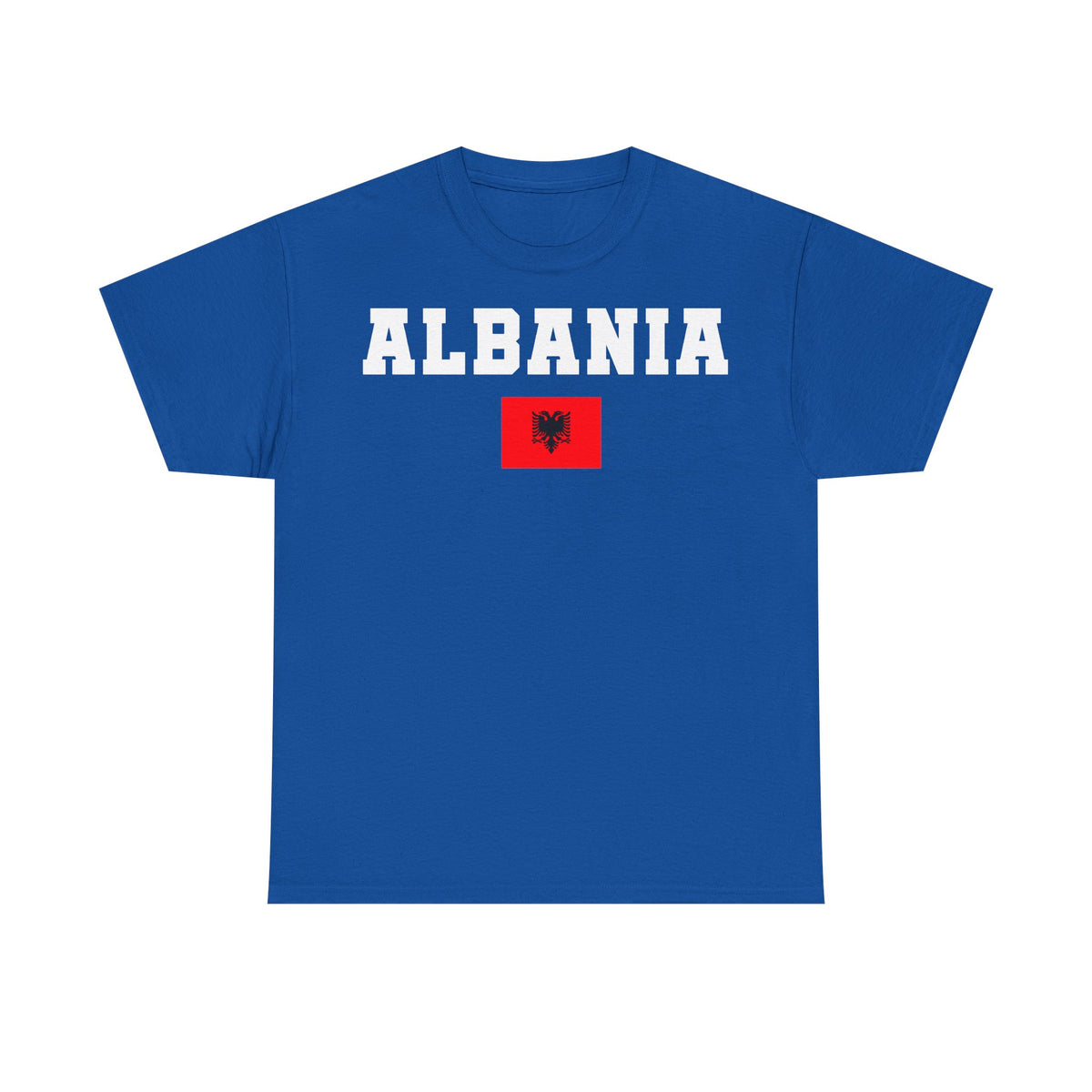 Camiseta unisex de Albania, escudo albanés, bandera, águila, fútbol, aficionado, deporte