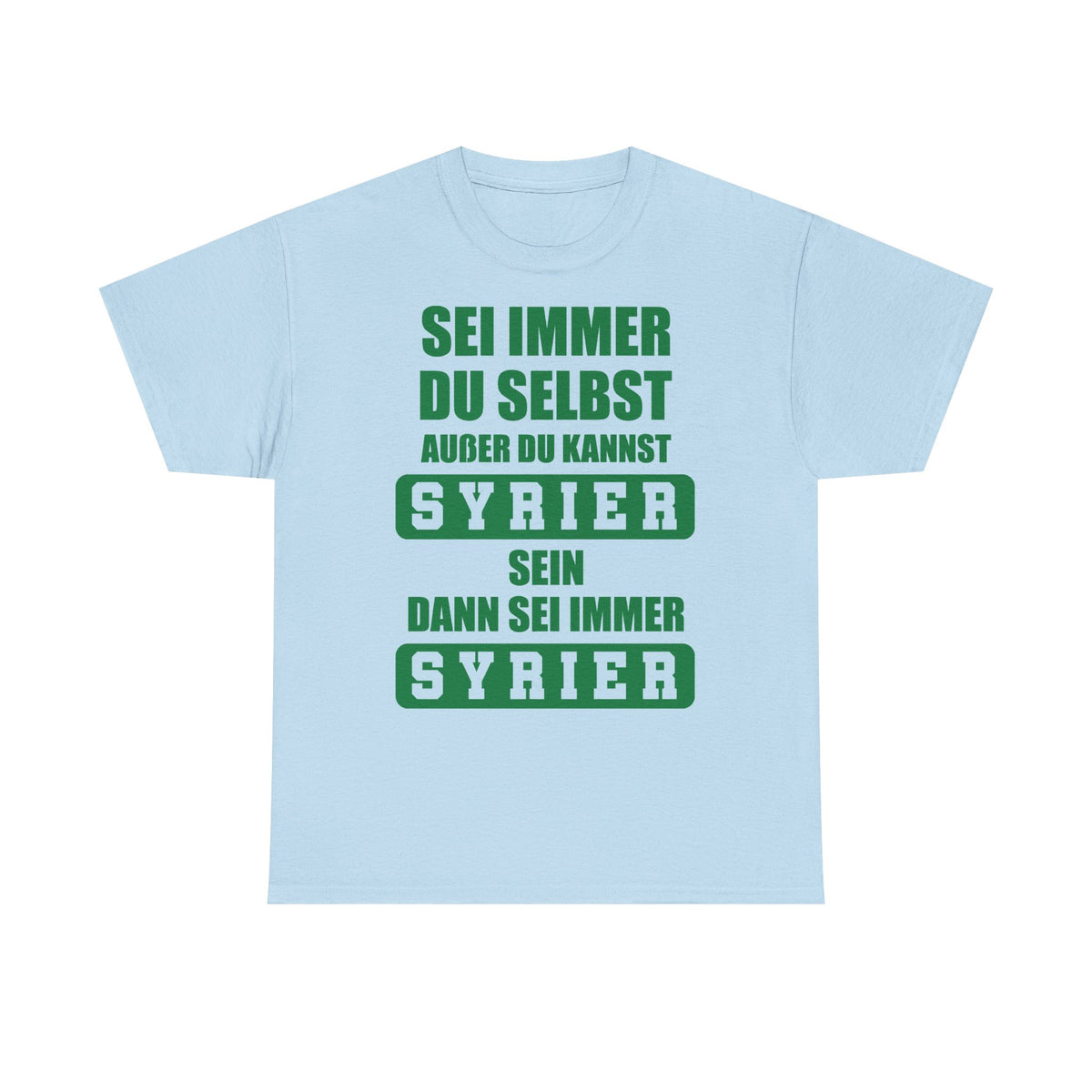 Syria Syrien Wappen Flagge Heimat Sport Fan Geschenkidee - Unisex T-Shirt