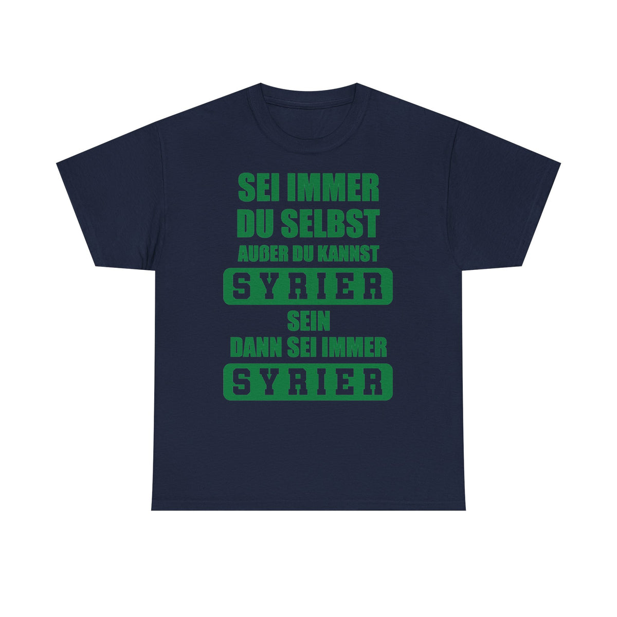 Syria Syrien Wappen Flagge Heimat Sport Fan Geschenkidee - Unisex T-Shirt
