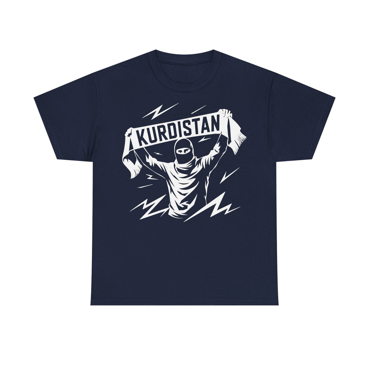 Camiseta unisex con escudo, bandera y regalo para los aficionados del Kurdistán: Azadi, patria