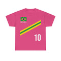 Brazil Brasilien Wappen Flagge Sport Fan Fußball Geschenkidee - Unisex T-Shirt