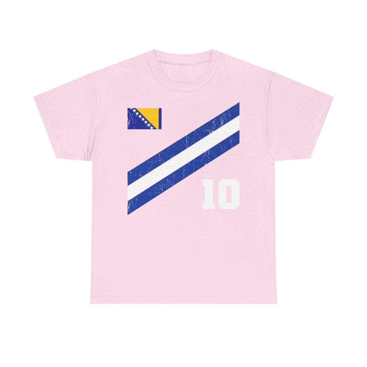 Bosnia Wappen Flagge Stolz Heimat Fußball fan Geschenkidee - Unisex T-Shirt