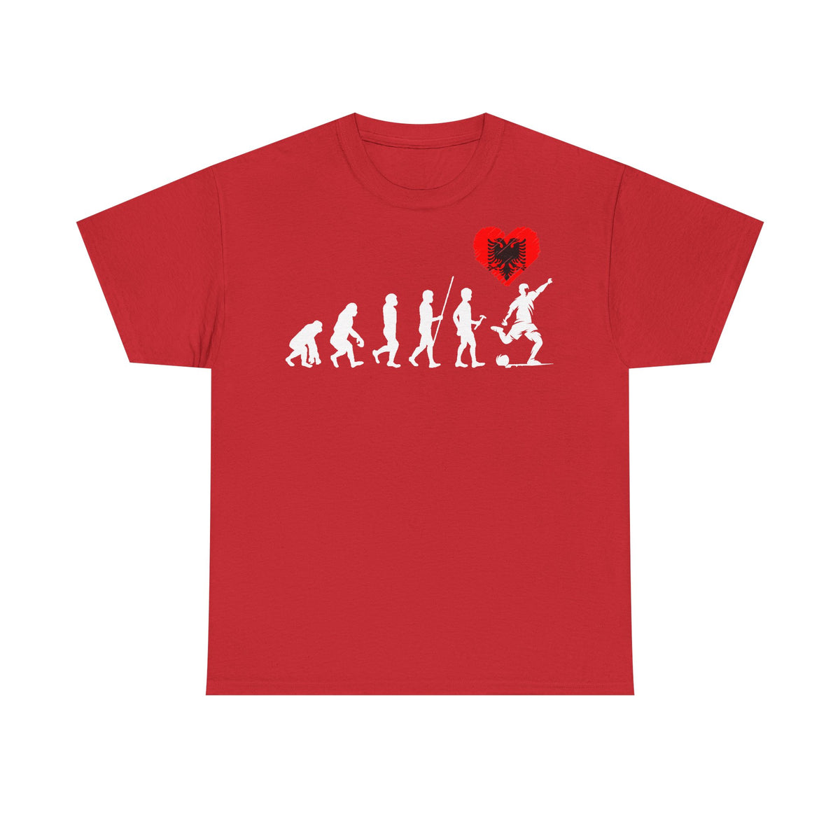 Albania Wappen Shqiptar Flagge Adler Fußball Fan Sport Unisex T Shirt