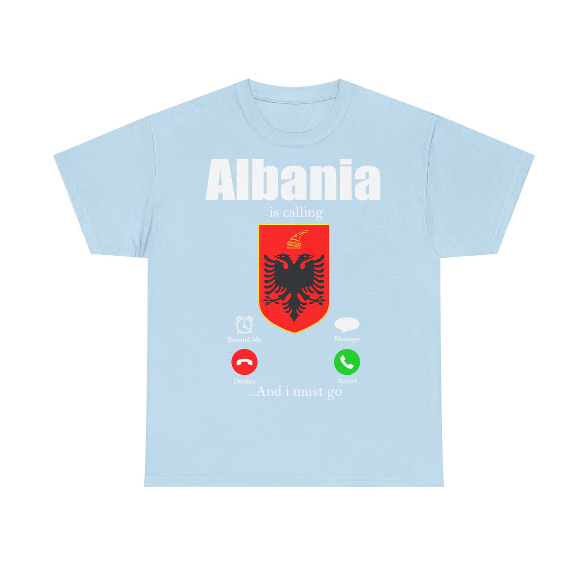 Camiseta unisex de Albania, escudo albanés, bandera, águila, fútbol, aficionado, deporte