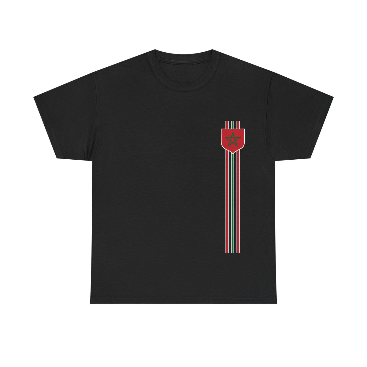 Marokko Maroc Edel Wappen Fan Fußball - Unisex T-Shirt