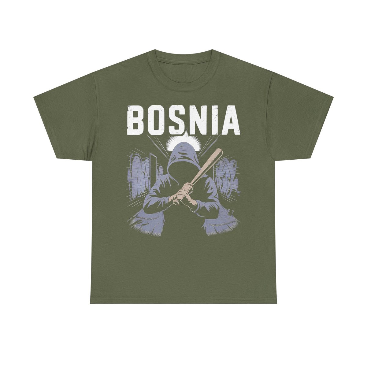 Bosnia escudo bandera orgullo patria aficionado al fútbol idea de regalo - Camiseta unisex