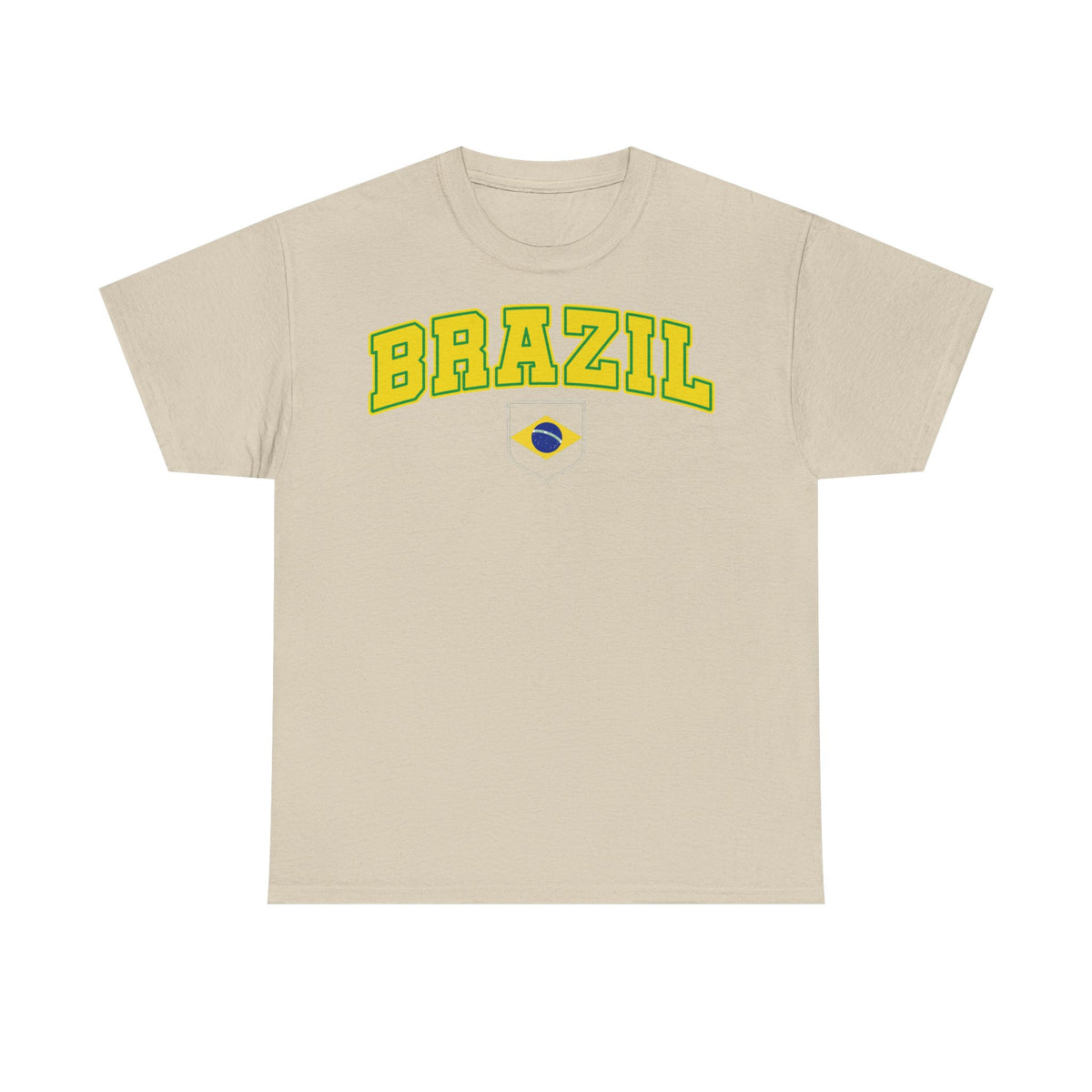 Brazil Brasilien Wappen Flagge Sport Fan Fußball Geschenkidee - Unisex T-Shirt
