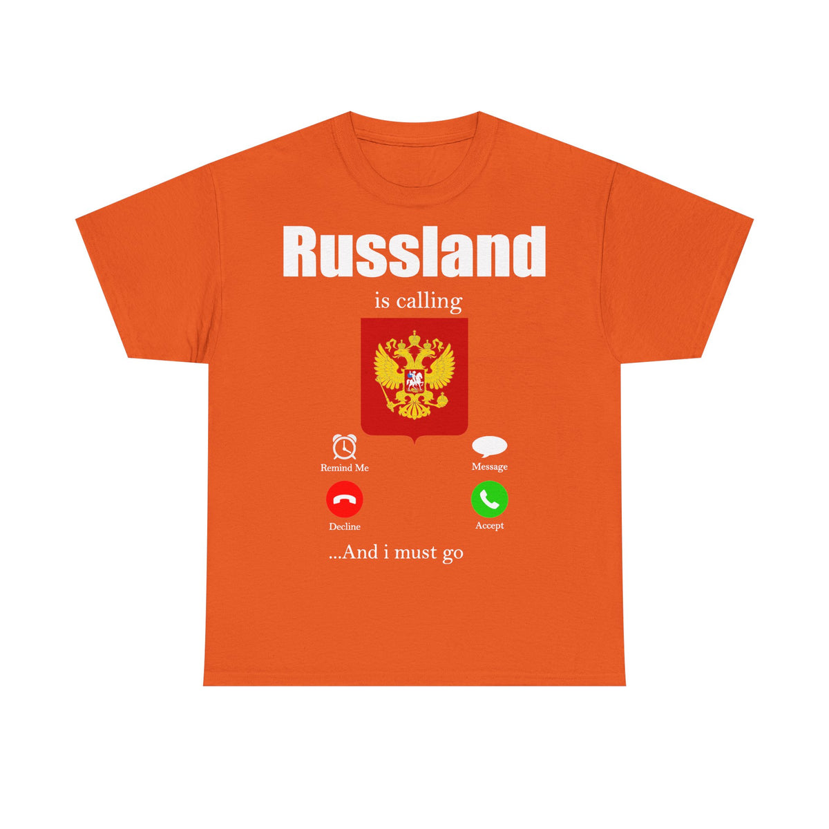 Rusia Rusia Moscú águila bandera escudo regalo deporte aficionado moda - Camiseta unisex