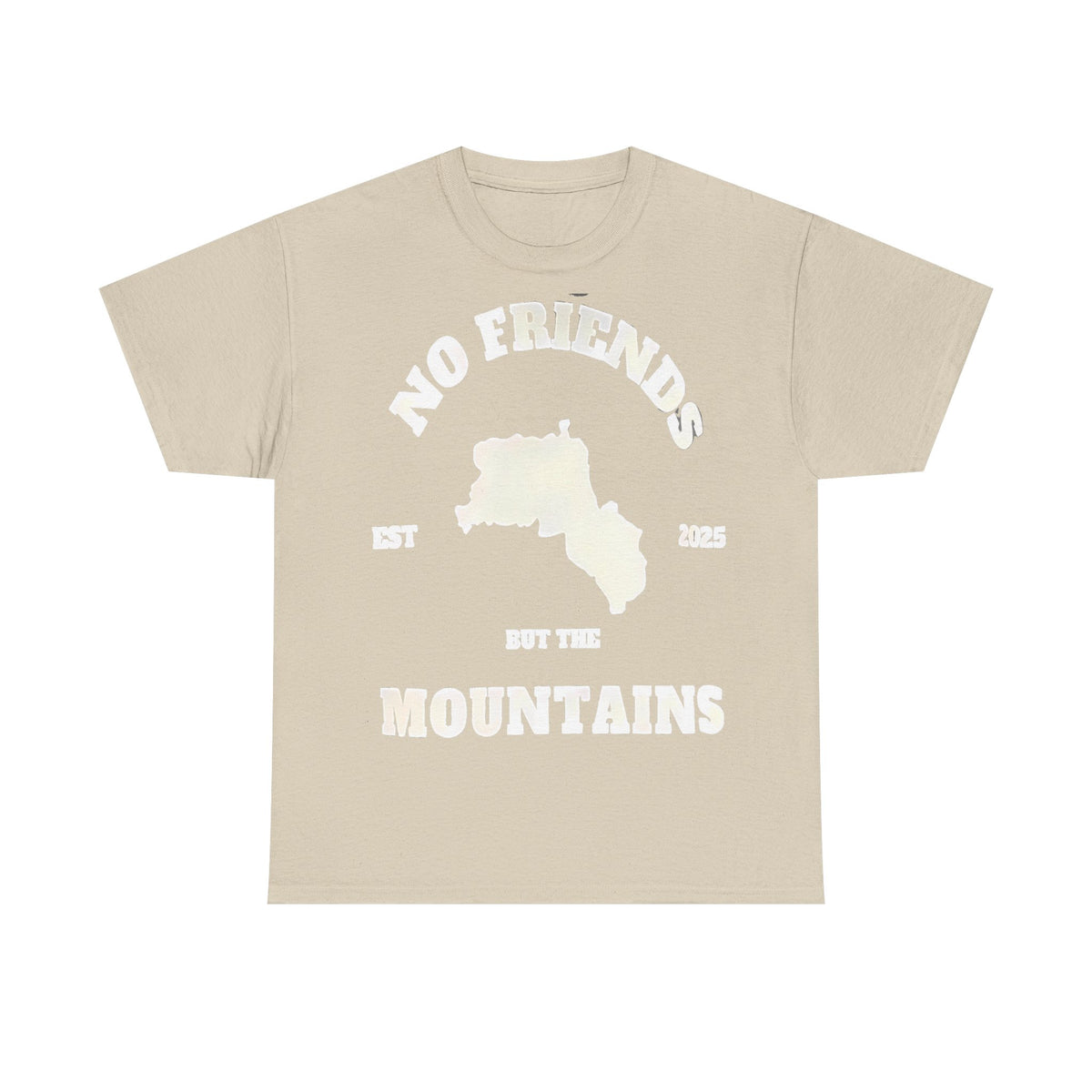 Sin amigos, pero con las montañas Kurdistán Azadi - Camiseta unisex