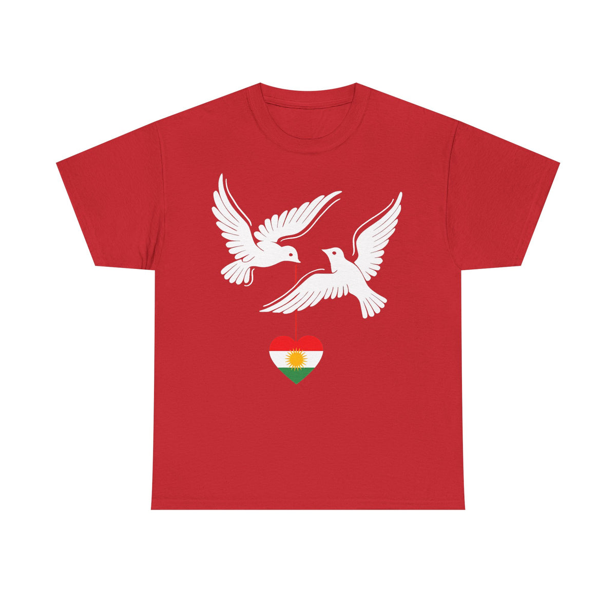 Kurdistán Azadi Escudo Bandera Patria Newroz Regalo - Camiseta unisex
