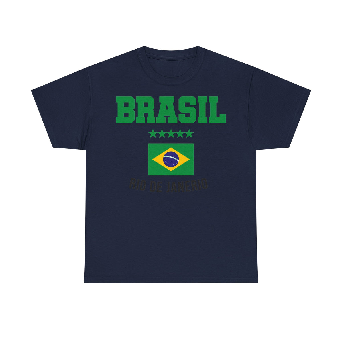 Brazil Brasilien Wappen Flagge Sport Fan Fußball Geschenkidee - Unisex T-Shirt