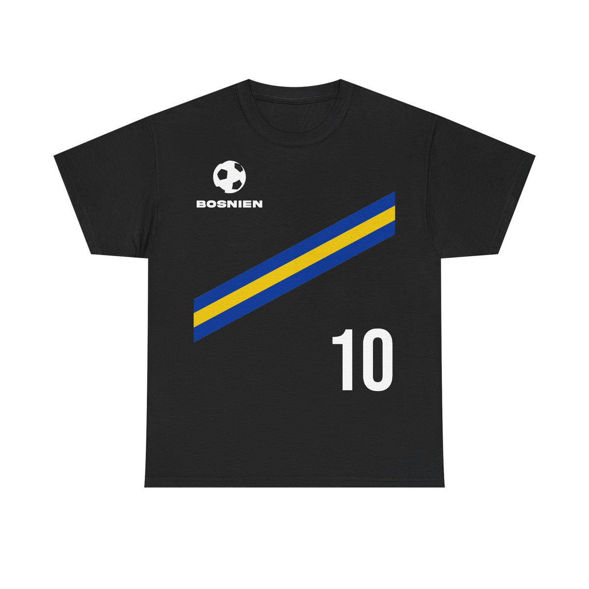 Bosnia Wappen Flagge Stolz Heimat Fußball fan Geschenkidee - Unisex T-Shirt