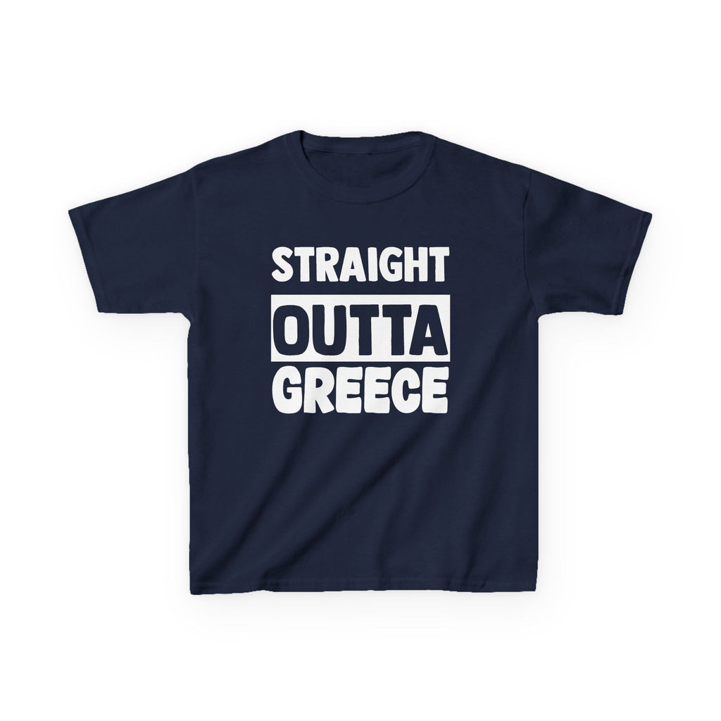 Greece Griechenland Flagge Wappen Heimat Fußball Sport Fan Geschenkidee - Für Kinder & Jugendliche Unisex T-Shirt