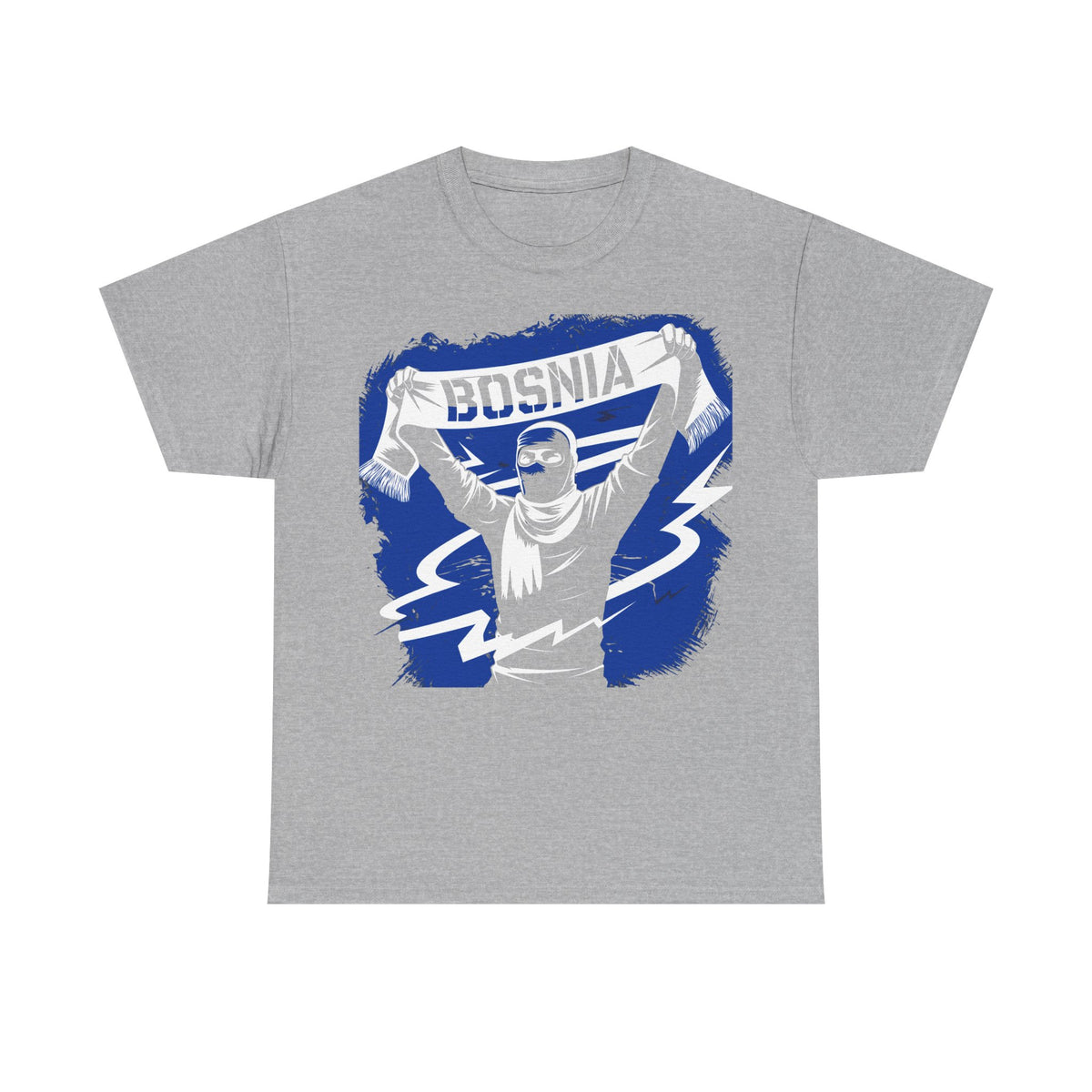 Bosnia escudo bandera orgullo patria aficionado al fútbol idea de regalo - Camiseta unisex