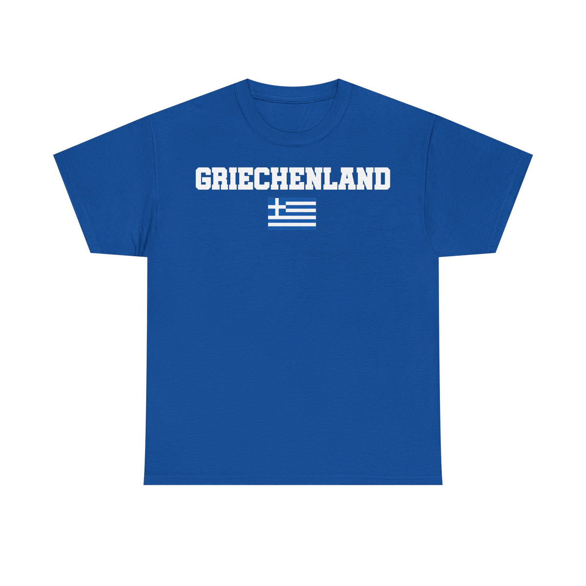 Grecia Grecia Bandera Escudo Patria Fútbol Deporte Aficionado Idea de regalo - Camiseta unisex