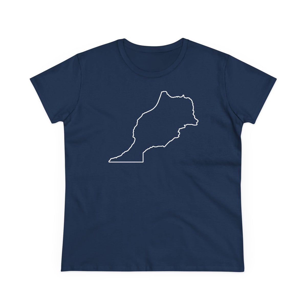 Escudo de Marruecos, bandera de Marruecos, orgullo, aficionada al fútbol y al deporte, idea de regalo - Camiseta para mujer