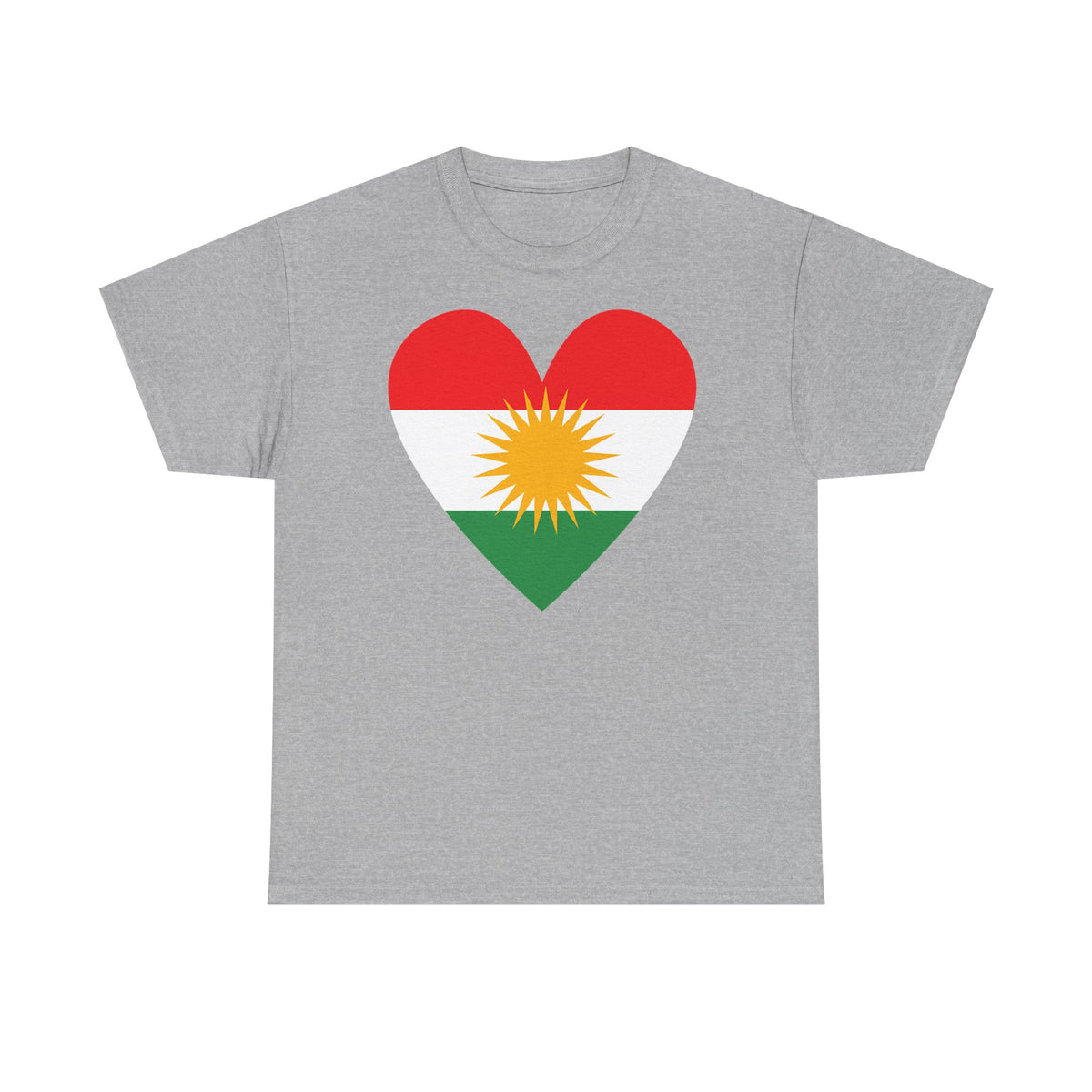 Kurdistán Azadi Escudo Bandera Patria Newroz Regalo - Camiseta unisex