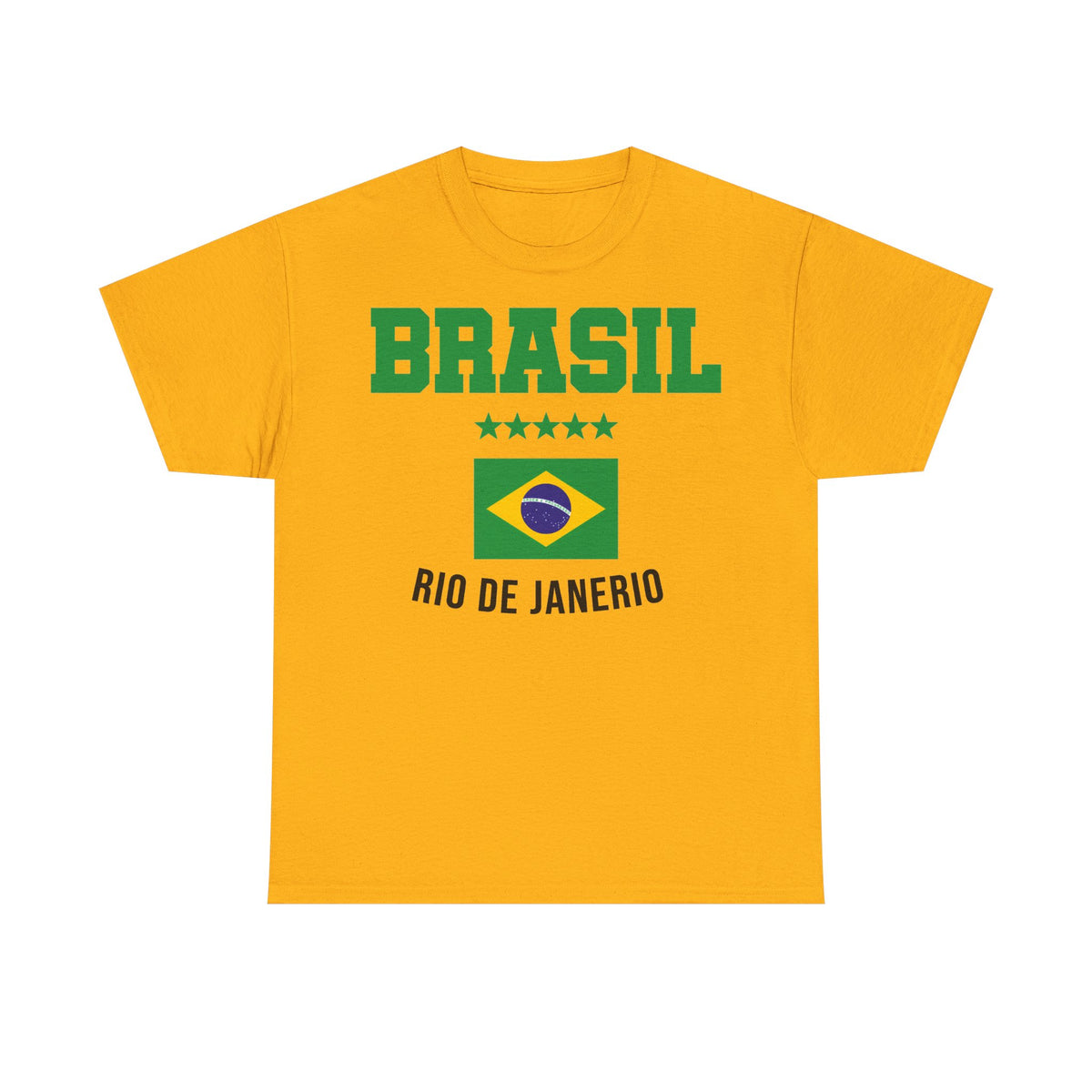Brazil Brasilien Wappen Flagge Sport Fan Fußball Geschenkidee - Unisex T-Shirt