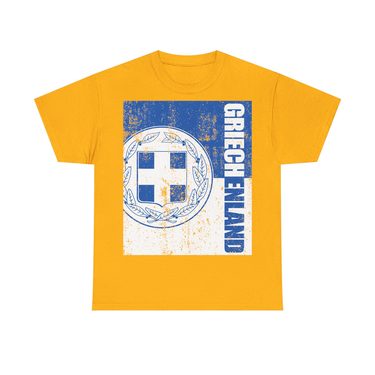 Grecia Grecia Bandera Escudo Patria Fútbol Deporte Aficionado Idea de regalo - Camiseta unisex