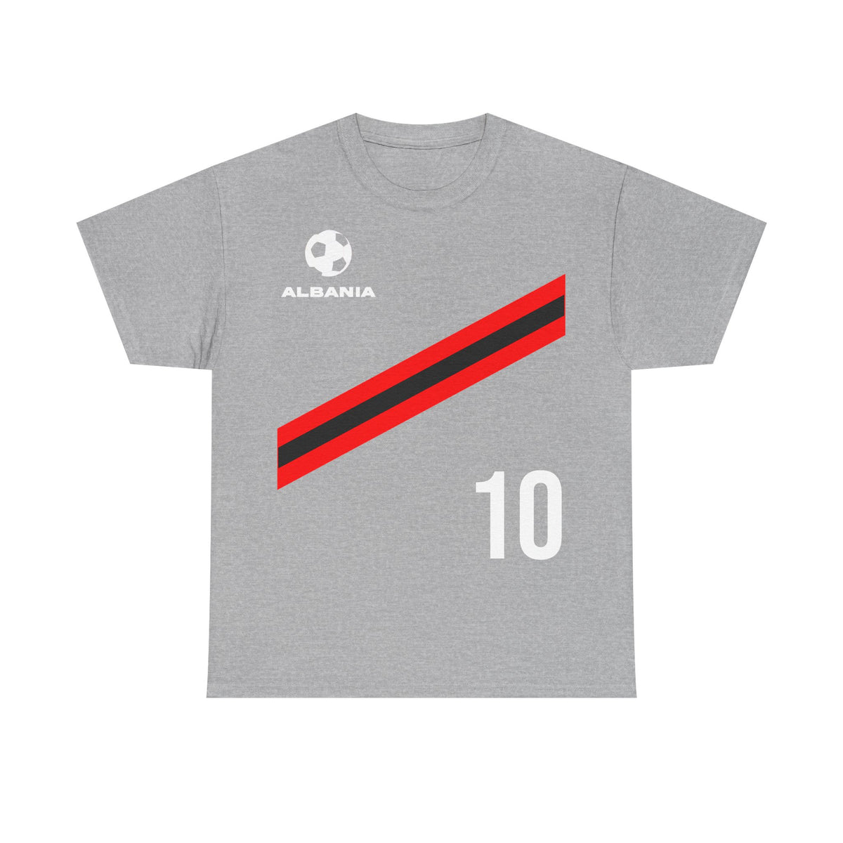 Camiseta unisex de Albania, escudo albanés, bandera, águila, fútbol, aficionado, deporte