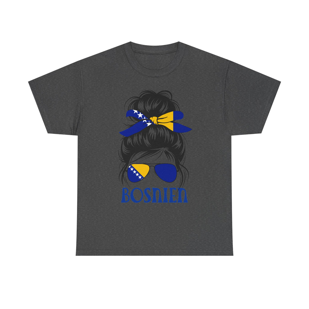 Bosnia Wappen Flagge Stolz Heimat Fußball fan Geschenkidee - Unisex T-Shirt