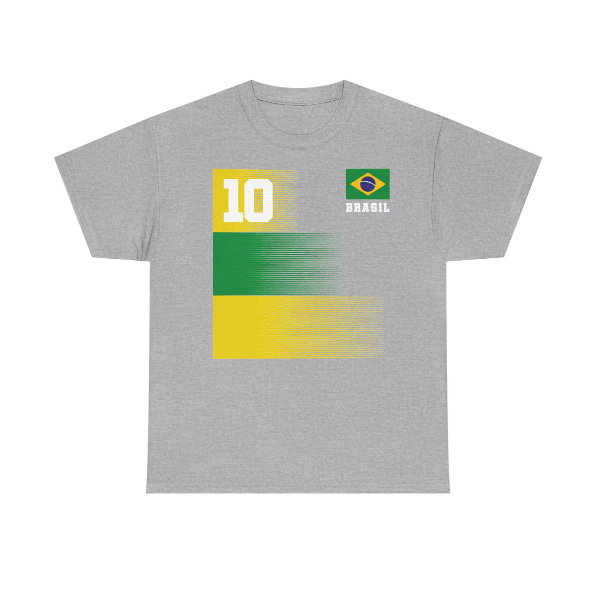 Brazil Brasilien Wappen Flagge Sport Fan Fußball Geschenkidee - Unisex T-Shirt