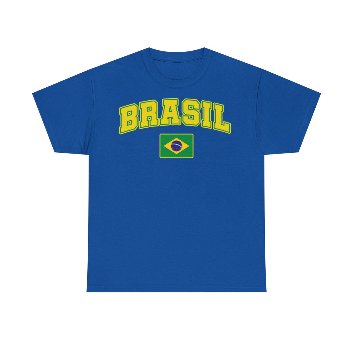 Brazil Brasilien Wappen Flagge Sport Fan Fußball Geschenkidee - Unisex T-Shirt