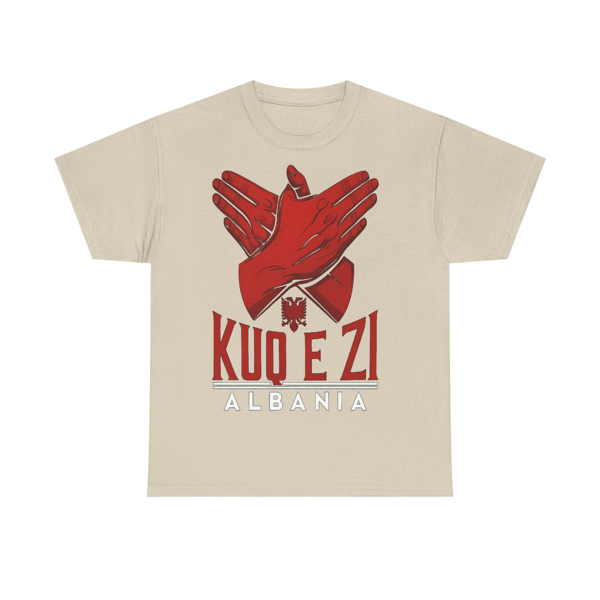 Albania KUQ E ZI Adler Move Flagge - Unisex T-Shirt