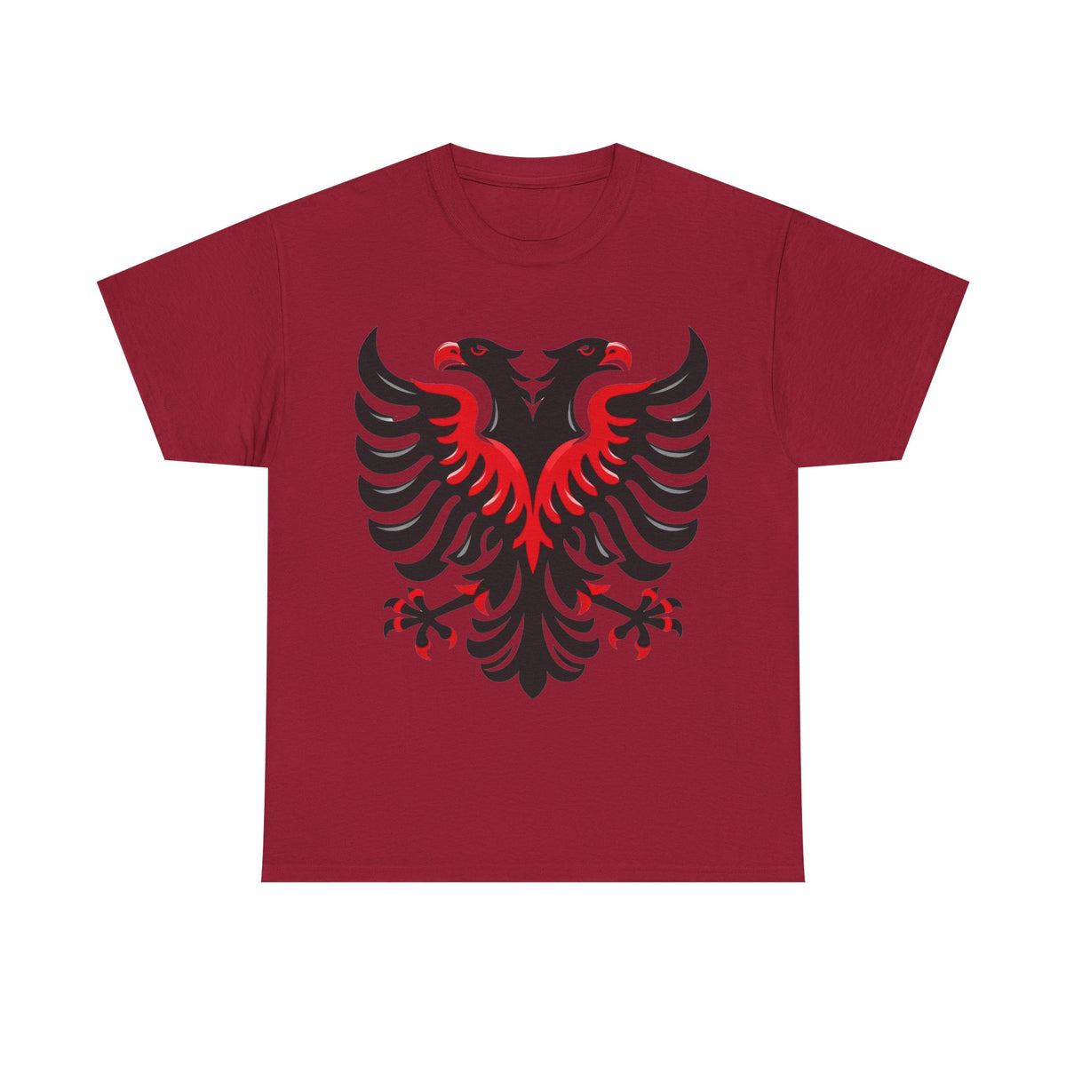 Aigle bicéphale albanais noble drapeau patrie fierté - T-shirt unisexe