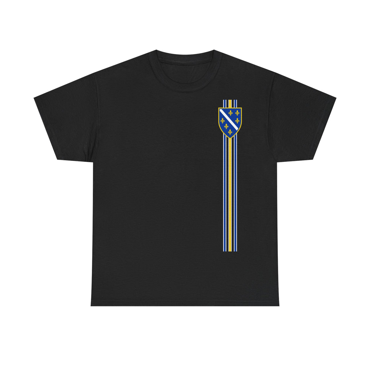 Bosnia Wappen Flagge Stolz Heimat Fußball fan Geschenkidee - Unisex T-Shirt