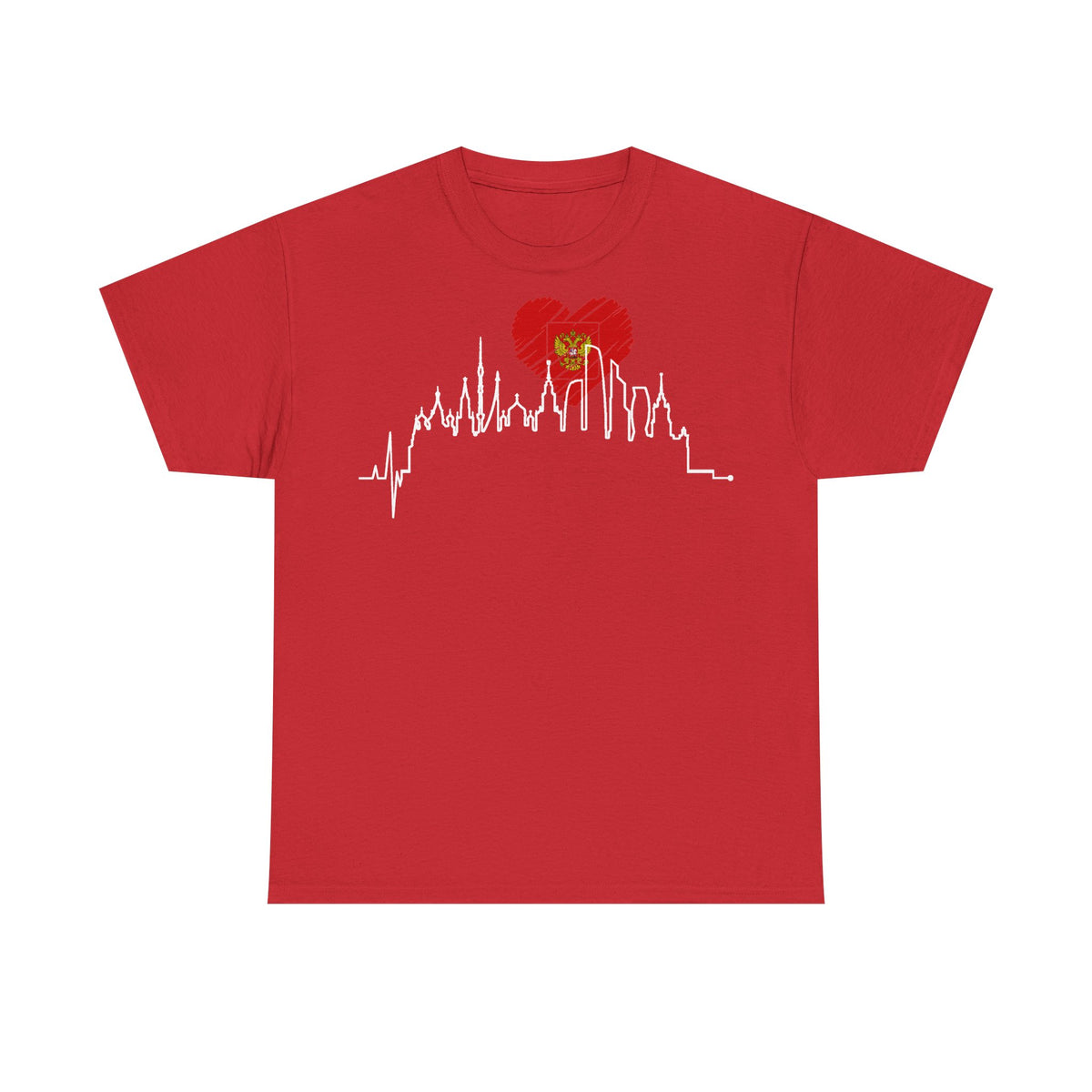 Rusia Rusia Moscú águila bandera escudo regalo deporte aficionado moda - Camiseta unisex