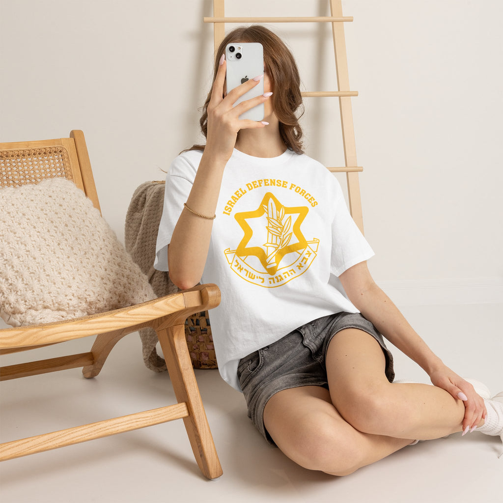 Israel Wappen Flagge Fan Geschenkidee Fashion - Unisex T-Shirt