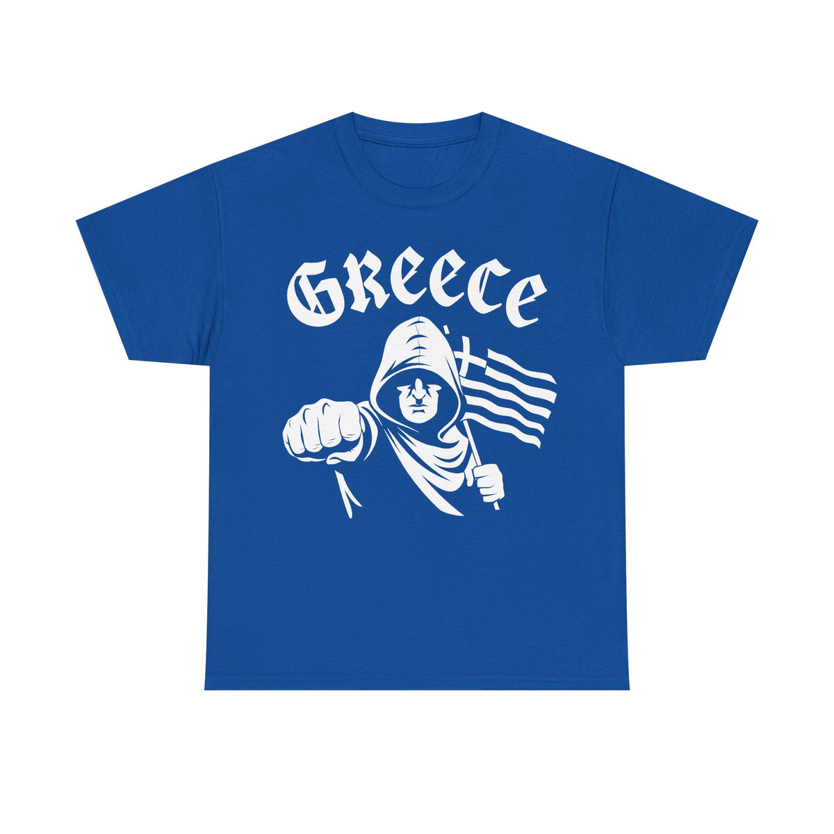 Grecia Grecia hooligan bandera escudo patria fútbol deporte aficionado idea de regalo - camiseta unisex