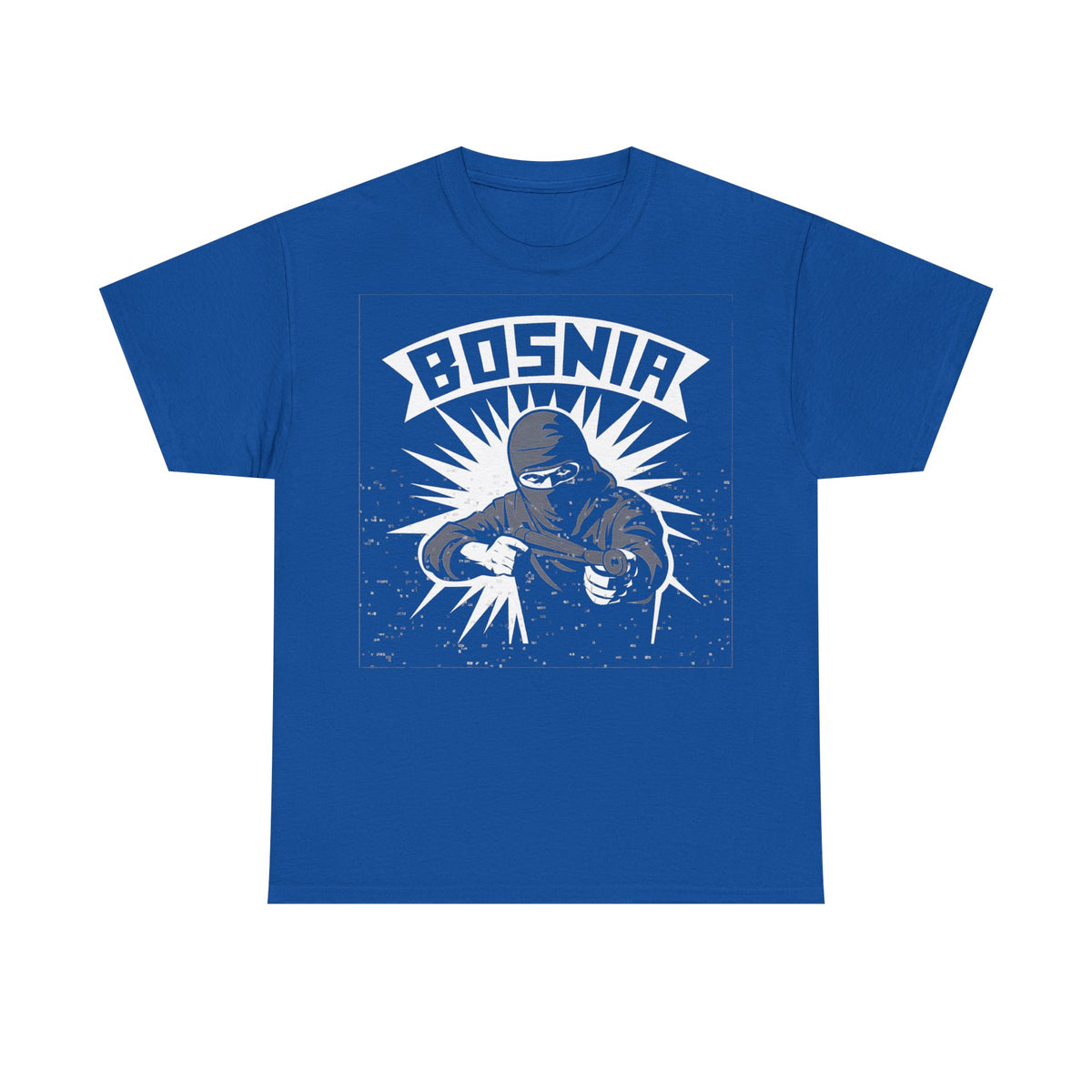 Bosnia escudo bandera orgullo patria aficionado al fútbol idea de regalo - Camiseta unisex