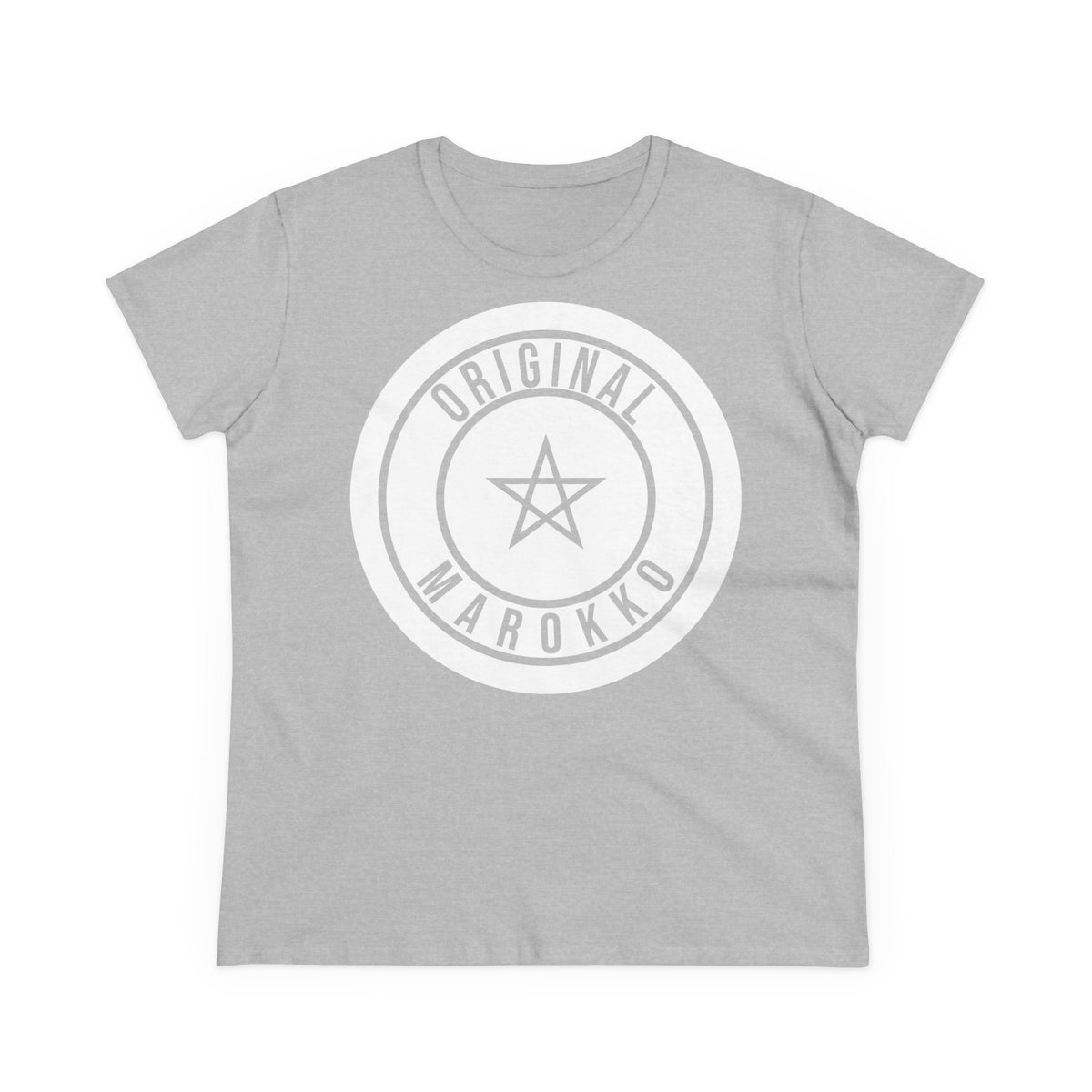 Escudo de Marruecos, bandera de Marruecos, orgullo, aficionada al fútbol y al deporte, idea de regalo - Camiseta para mujer