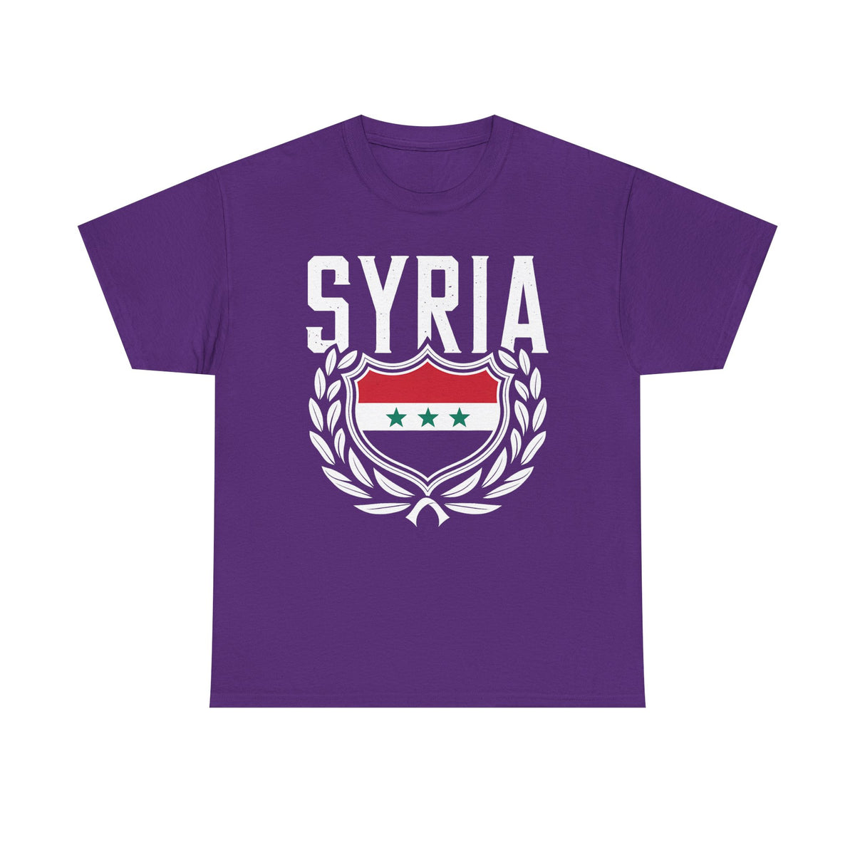 Syria Syrien Hooligan Wappen Flagge Heimat Sport Fußball Fan Geschenkidee - Unisex T-Shirt