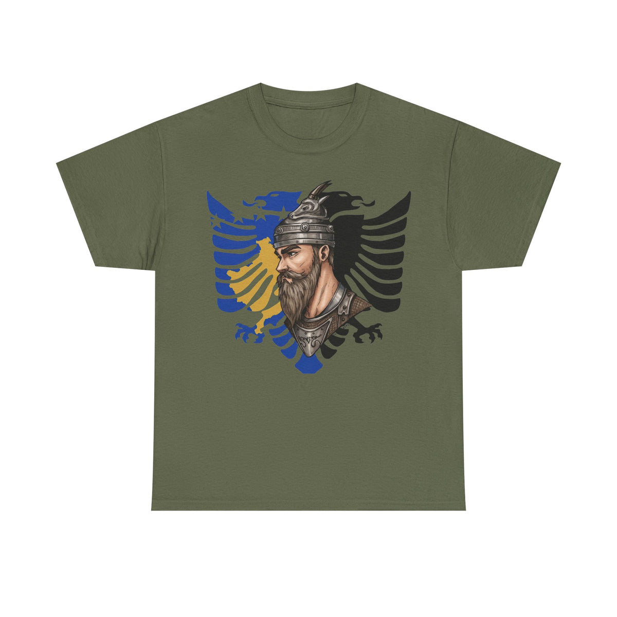 Leyenda de Skanderbeg Albania Kosovo Shqiptar Bandera Orgullo - Camiseta unisex