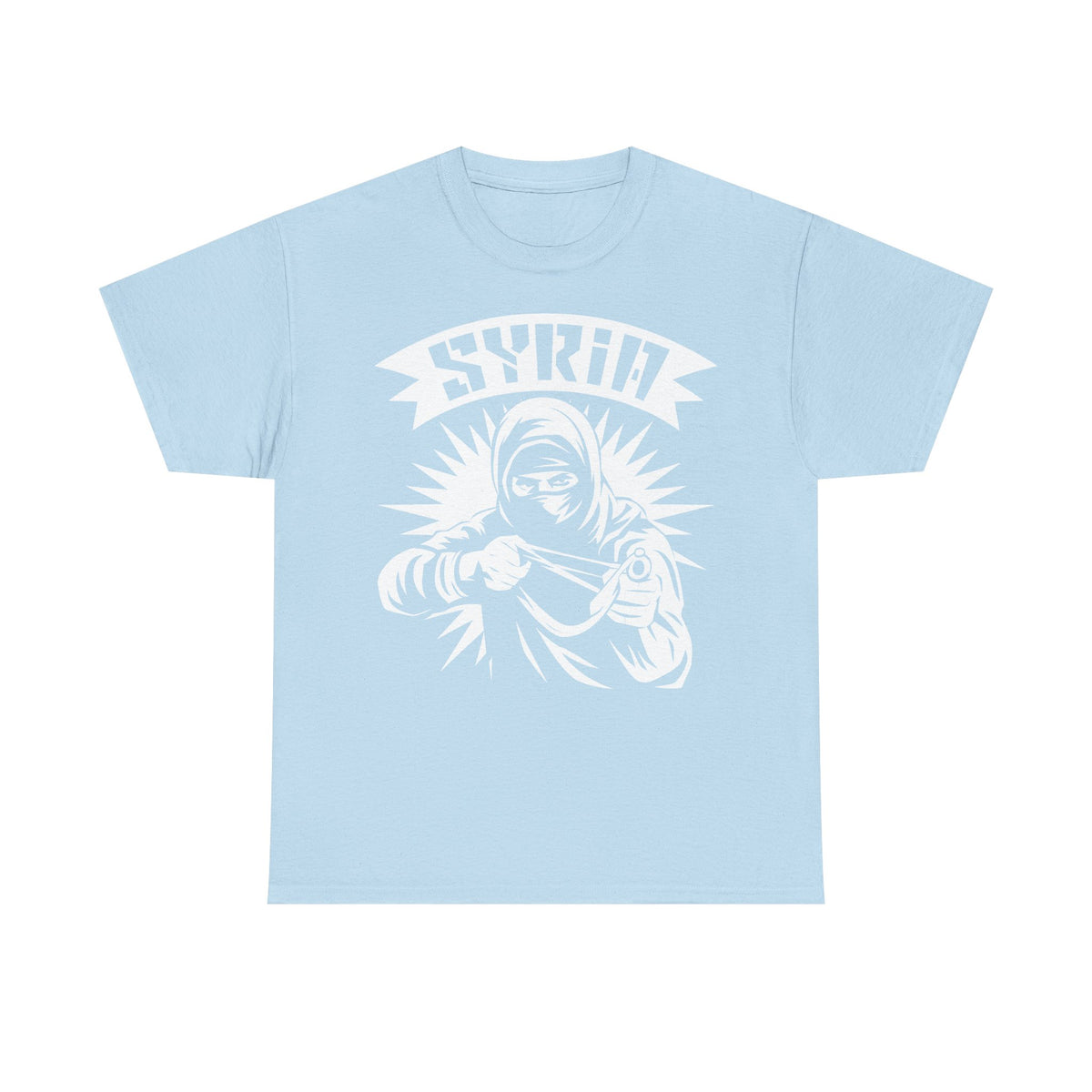 Syria Syrien Hooligan Wappen Flagge Heimat Sport Fußball Fan Geschenkidee - Unisex T-Shirt