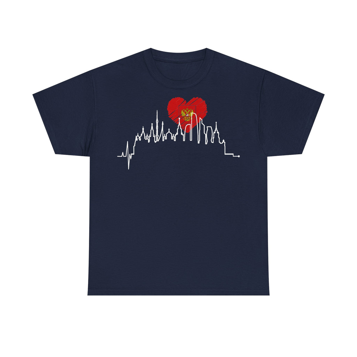 Rusia Rusia Moscú águila bandera escudo regalo deporte aficionado moda - Camiseta unisex