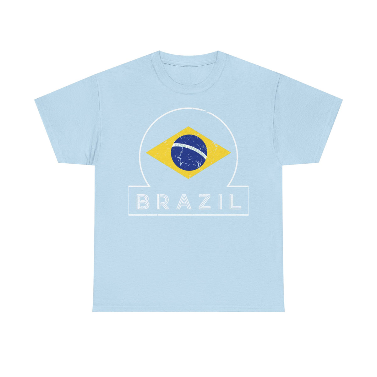 Brazil Brasilien Wappen Flagge Sport Fan Fußball Geschenkidee - Unisex T-Shirt