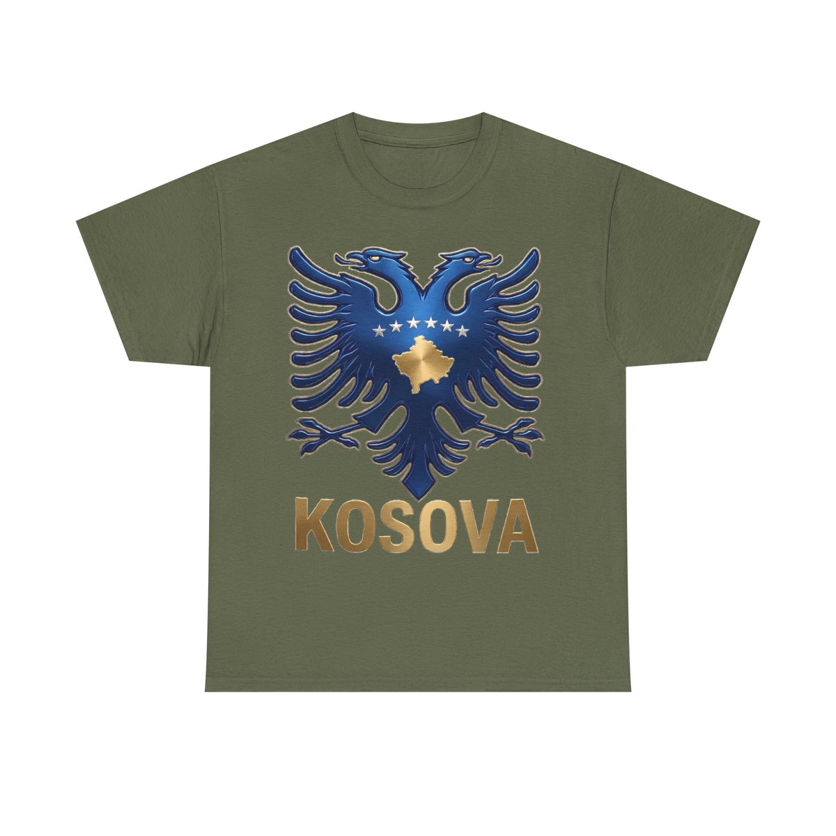 Kosovo Kosava Águila bicéfala Patria Bandera - Camiseta unisex