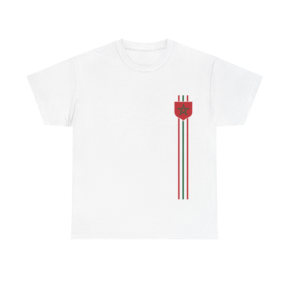 Marokko Maroc Edel Wappen Fan Fußball - Unisex T-Shirt