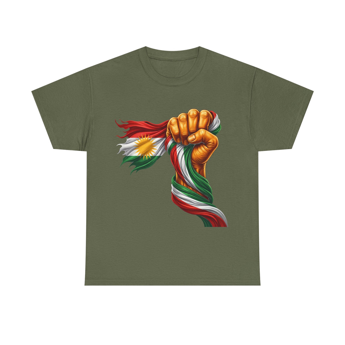 Kurdistán Power bandera orgullo patria Azadi - Camiseta unisex