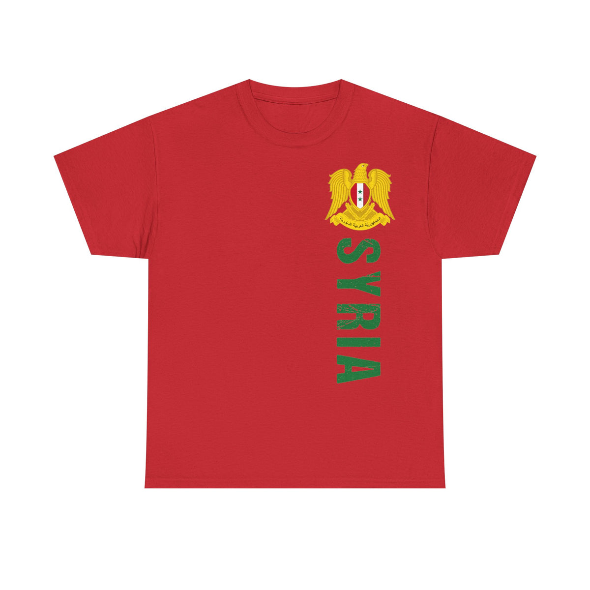 Syria Syrien Wappen Flagge Heimat Sport Fan Geschenkidee - Unisex T-Shirt