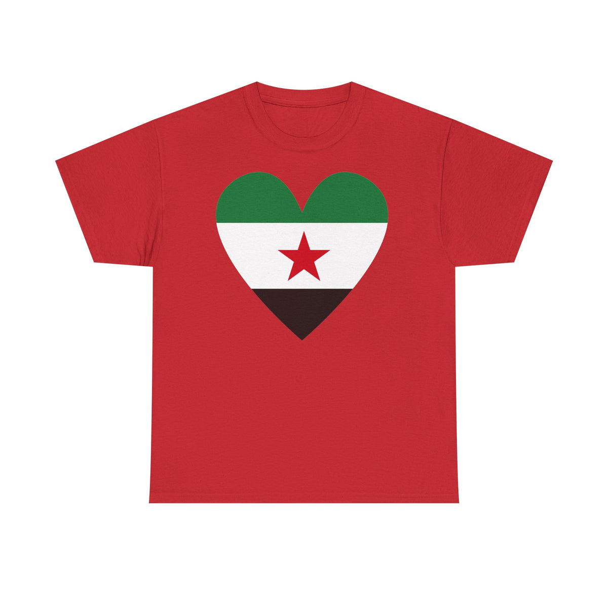 Syria Syrien Wappen Flagge Heimat Sport Fan Geschenkidee - Unisex T-Shirt