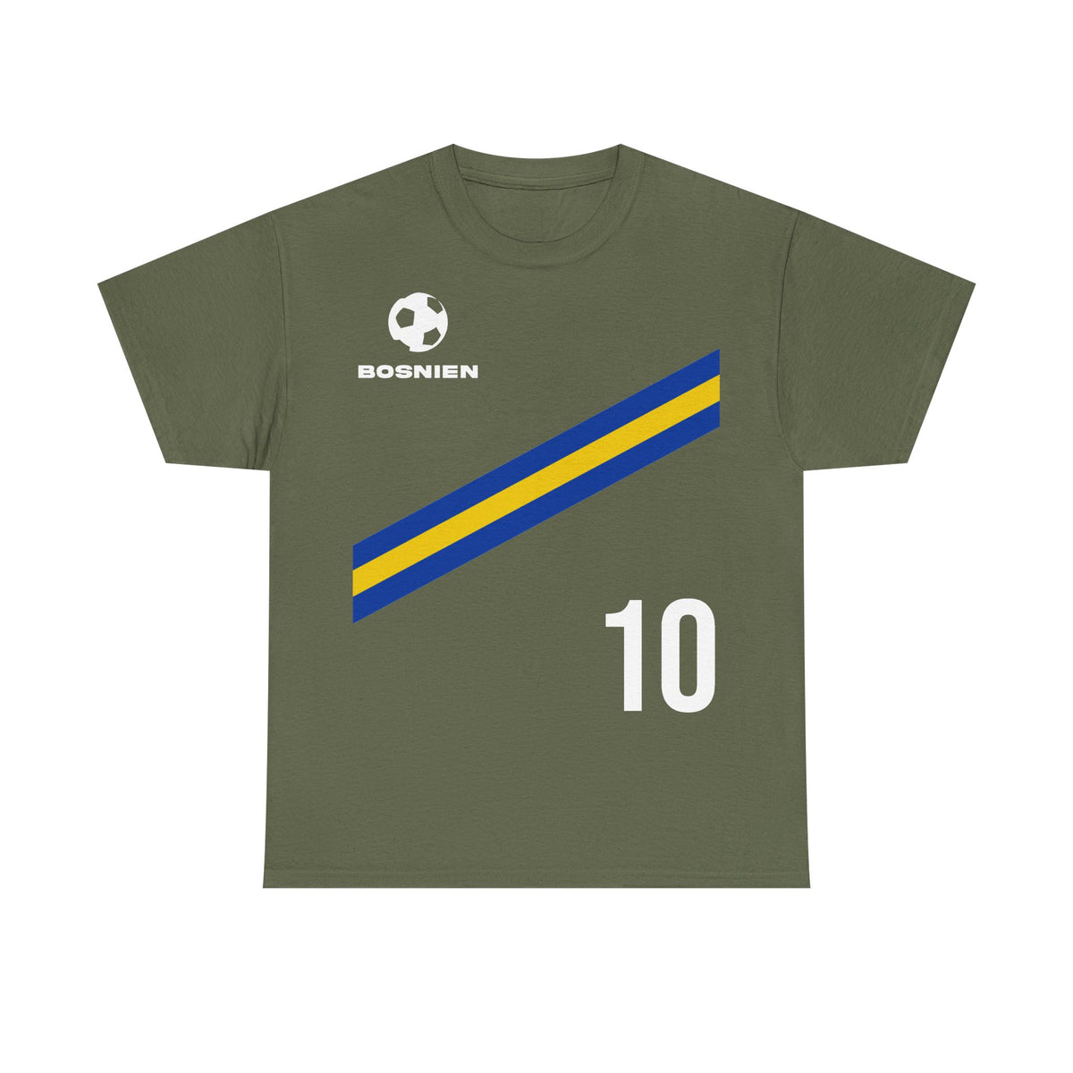 Bosnia Wappen Flagge Stolz Heimat Fußball fan Geschenkidee - Unisex T-Shirt