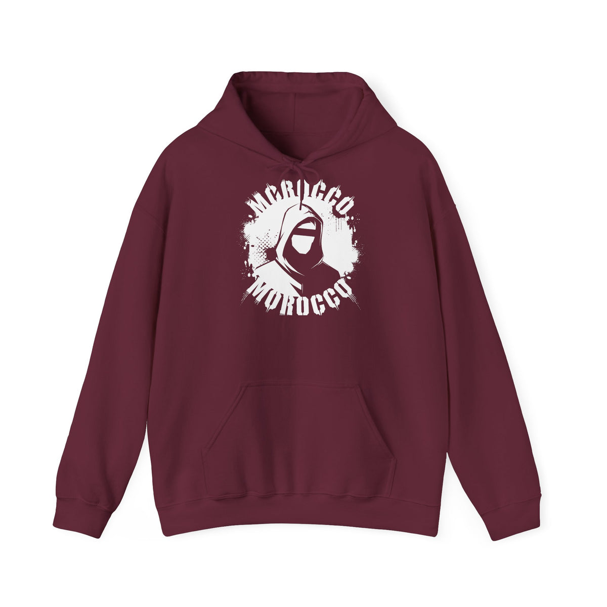 Marokko Hooligan Wappen Morocco Flagge Fußball Fan Sport Geschenkidee - Unisex Hoodie